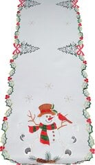 Ziemassvētku galda celiņš ar izšuvumu OS-303-A, 40x200 cm cena un informācija | Galdauti, salvetes | 220.lv