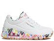 Sportiska stila apavi sievietēm Skechers Uno loving love white 155506wht cena un informācija | Sporta apavi sievietēm | 220.lv