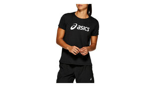 Женская футболка Asics Silver Asics Top, черная цена и информация | Футболка женская | 220.lv