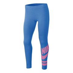 Тренировочные штаны для девочек Nike G NSW LGGNG Favourite GX3, синие цена и информация | Штаны для девочек | 220.lv