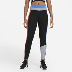 Тренировочные брюки Nike W ONE CLRBK 7/8 TIGHT, синие/черные цена и информация | Женские брюки | 220.lv
