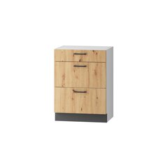Напольный кухонный шкафчик CLARA, дуб цена и информация | Кухонные шкафчики | 220.lv