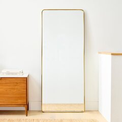 Spogulis Britta 50 x 150 cm zelta cena un informācija | Spoguļi | 220.lv
