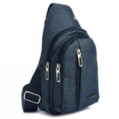 Vīriešu soma pāri plecam VRPP-NER-M-6-BLU, zila cena un informācija | Vīriešu somas | 220.lv