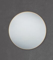 Spogulis Britta 80 cm apaļš zelta cena un informācija | Spoguļi | 220.lv