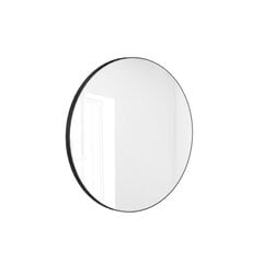 Зеркало Britta, 80 см, круглое черное цена и информация | Зеркала | 220.lv