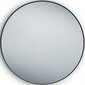 Spogulis Britta 80 cm apaļš melns cena un informācija | Spoguļi | 220.lv