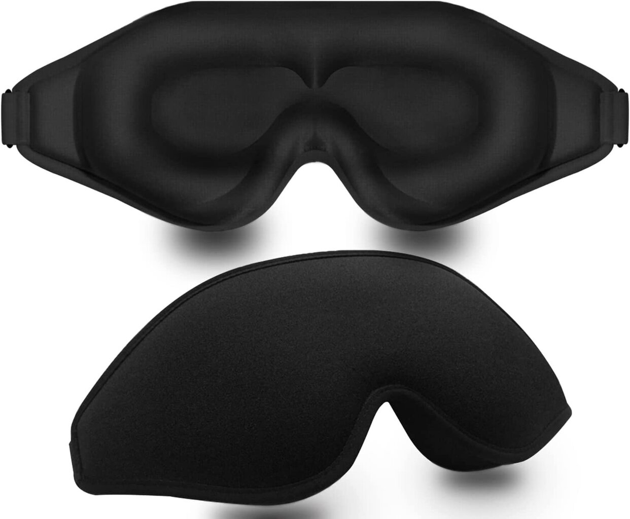 Miega maska, 3D dziļi konturēti acu aizsegi miegam. cena un informācija | Naktskrekli, pidžamas | 220.lv