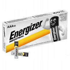 40 x Energizer Industrial LR03 AAA sārma baterijas cena un informācija | Baterijas | 220.lv