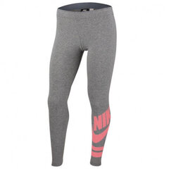 Treniņbikses meitenei Nike Girls NSW Legging Favorite GX3, pelēkas cena un informācija | Bikses meitenēm | 220.lv