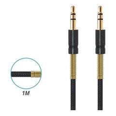 Удлинительный кабель Jack (3,5 мм) Goms 1 m цена и информация | Кабели и провода | 220.lv