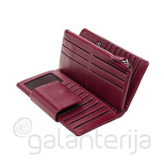 Женский кожаный кошелек Gajane GJM-801-RED цена и информация | Женские кошельки, держатели для карточек | 220.lv