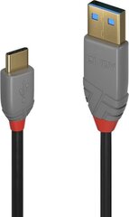 CABLE USB2 C-A 3M/ANTHRA 36888 LINDY cena un informācija | Savienotājkabeļi | 220.lv