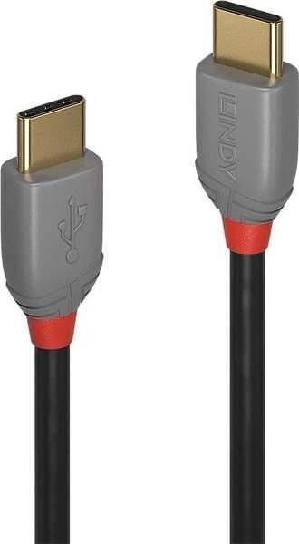 CABLE USB2 TYPE C 2M/ANTHRA 36872 LINDY cena un informācija | Savienotājkabeļi | 220.lv