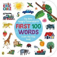 Very Hungry Caterpillar's First 100 Words цена и информация | Книги для самых маленьких | 220.lv