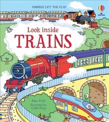 Look Inside Trains цена и информация | Книги для малышей | 220.lv