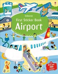 First Sticker Book Airport New edition цена и информация | Книги для малышей | 220.lv