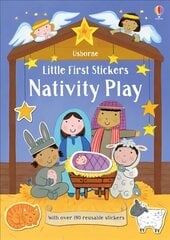 Little First Stickers Nativity Play UK 2018 cena un informācija | Grāmatas mazuļiem | 220.lv