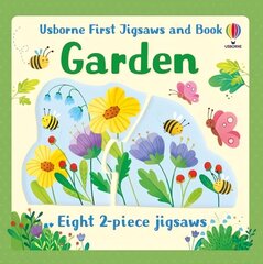 Usborne First Jigsaws And Book: Garden цена и информация | Книги для малышей | 220.lv