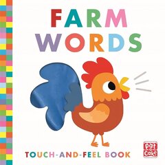 Touch-and-Feel: Farm Words: Board Book цена и информация | Книги для самых маленьких | 220.lv