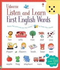 Listen and Learn First English Words UK цена и информация | Книги для малышей | 220.lv