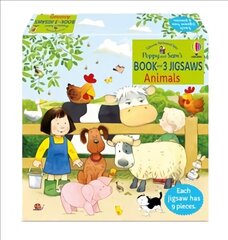 Poppy and Sam's Book and 3 Jigsaws: Animals: Poppy and Sam Animals cena un informācija | Grāmatas mazuļiem | 220.lv