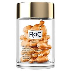 Ночная сыворотка для лица с витамином C RoC Multi Correxion Revive & Glow 30 x 0,35 мл цена и информация | Сыворотки для лица, масла | 220.lv