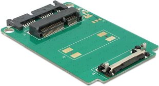Delock 62520 18." преобразователь Micro SATA 16 контактов > mSATA цена и информация | Кабели и провода | 220.lv