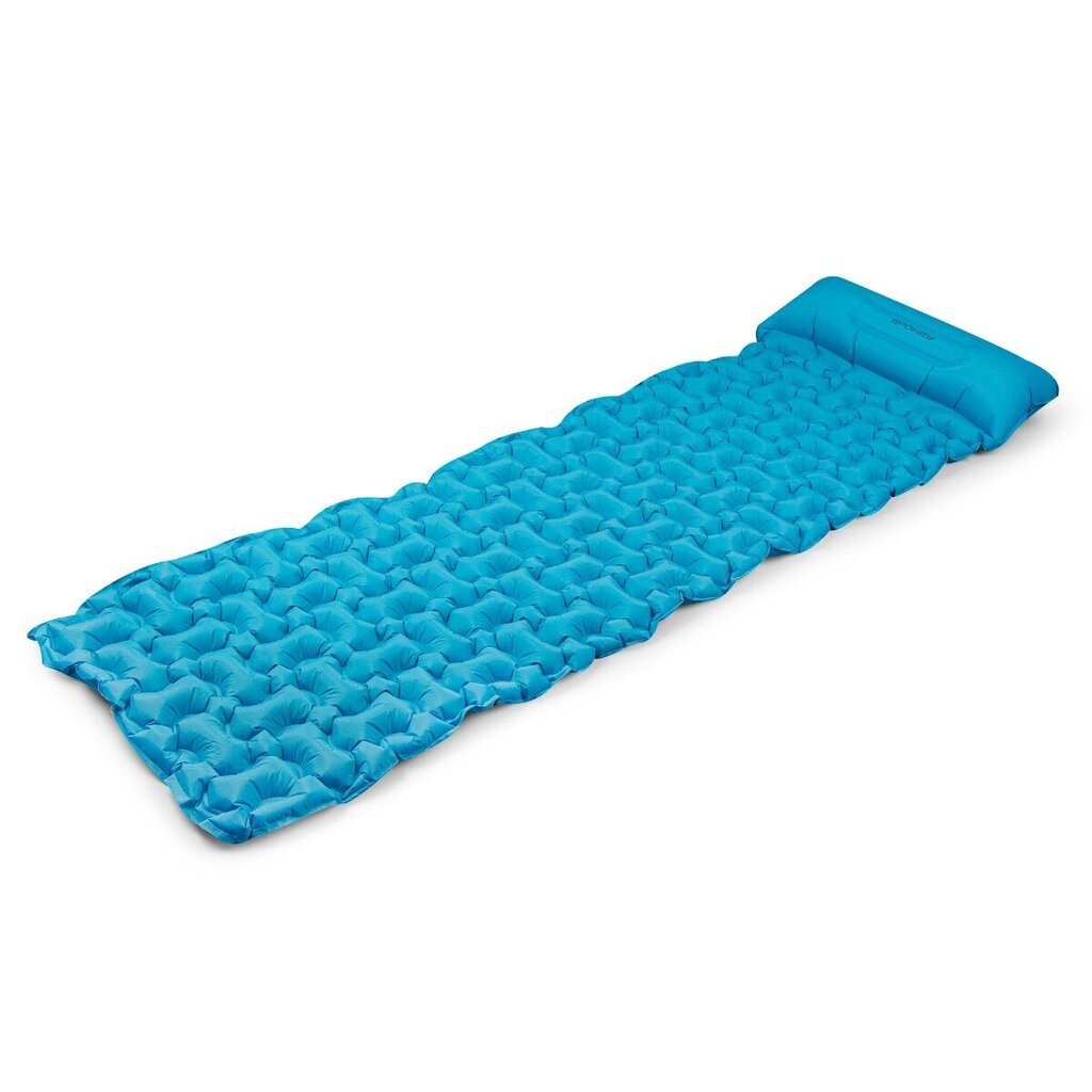 Piepūšams matracis Spokey Air Bed, vienguļamais, 213x36 cm, zils цена и информация | Piepūšamie matrači un mēbeles | 220.lv
