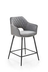 Набор из 2 барных стульев Halmar H107, серый цена и информация | Стулья для кухни и столовой | 220.lv