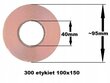 Kurjera etiķetes 100X150 1 kaste / 6000 etiķetes cena un informācija | Kancelejas preces | 220.lv