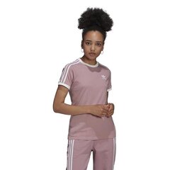 3 stripes tee adidas originals sievietēm pink hb9485 HB9485 cena un informācija | T-krekli sievietēm | 220.lv