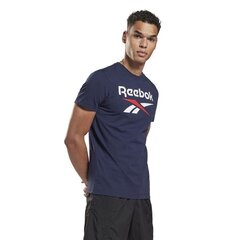 Футболка Reebok  Big Logo  Темно-синий цена и информация | Мужские футболки | 220.lv