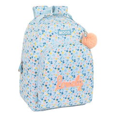 Школьный рюкзак Moos Lovely, светло-синий, 32 x 42 x 15 см цена и информация | Школьные рюкзаки, спортивные сумки | 220.lv