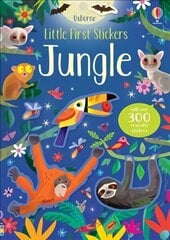 Little First Stickers Jungle cena un informācija | Grāmatas mazuļiem | 220.lv