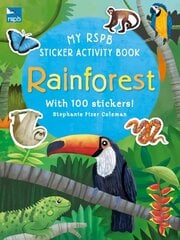 My RSPB Sticker Activity Book: Rainforest cena un informācija | Grāmatas mazuļiem | 220.lv