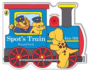 Spot's Train: shaped board book with real train sound cena un informācija | Grāmatas mazuļiem | 220.lv