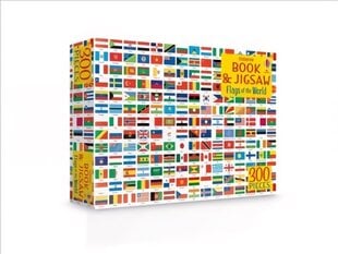 Usborne Book and Jigsaw Flags of the World cena un informācija | Grāmatas mazuļiem | 220.lv