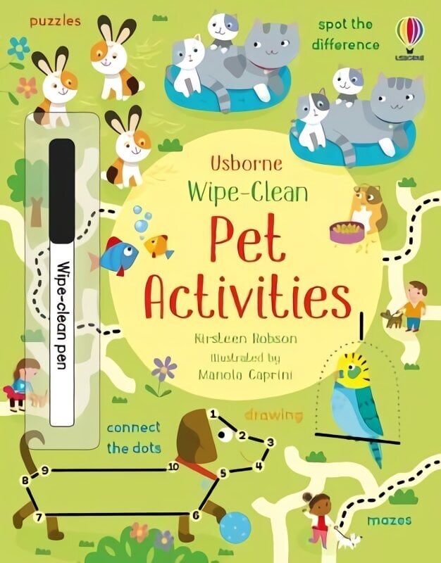 Wipe-Clean Pet Activities цена и информация | Grāmatas mazuļiem | 220.lv