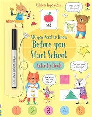 Wipe-Clean All You Need to Know Before You Start School Activity Book cena un informācija | Grāmatas mazuļiem | 220.lv