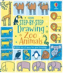 Step-by-step Drawing Zoo Animals цена и информация | Книги для малышей | 220.lv