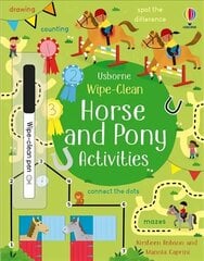 Wipe-Clean Horse and Pony Activities цена и информация | Книги для малышей | 220.lv