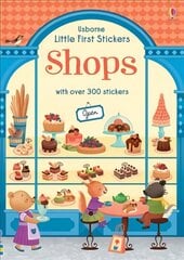 Little First Stickers Shops UK 2018 cena un informācija | Grāmatas mazuļiem | 220.lv