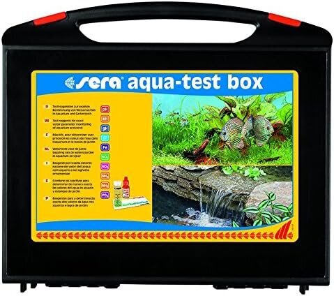 SERA 04003 Aqua -test Box (+Cl) - tests ūdens progresējošam pH, GH, KH, NH3/NH4, NO2, NO3, PO4, Fe un CL ūdens pārbaude - Ātrs, precīzi, profesionāls cena un informācija | Akvāriji un aprīkojums | 220.lv