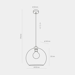 Piekaramā lampa TK Lighting Cubus 3174 цена и информация | Люстры | 220.lv