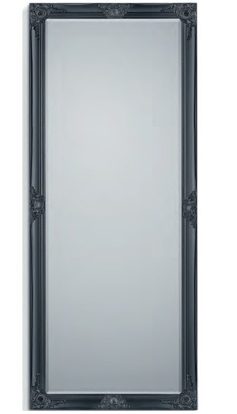 Spogulis Elsa 70 x 170 cm melns cena un informācija | Spoguļi | 220.lv