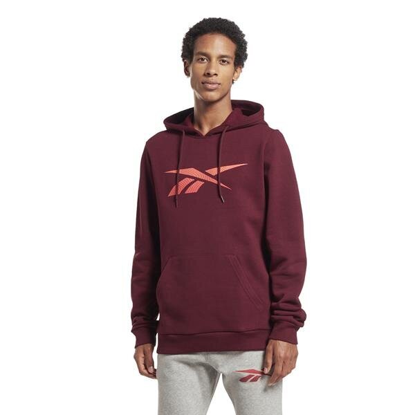 Ri fleece hood reebok vīriešiem red hs0044 HS0044 cena un informācija | Vīriešu jakas | 220.lv