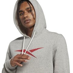 Ri fleece hood reebok vīriešiem grey hs0043 HS0043 cena un informācija | Vīriešu jakas | 220.lv