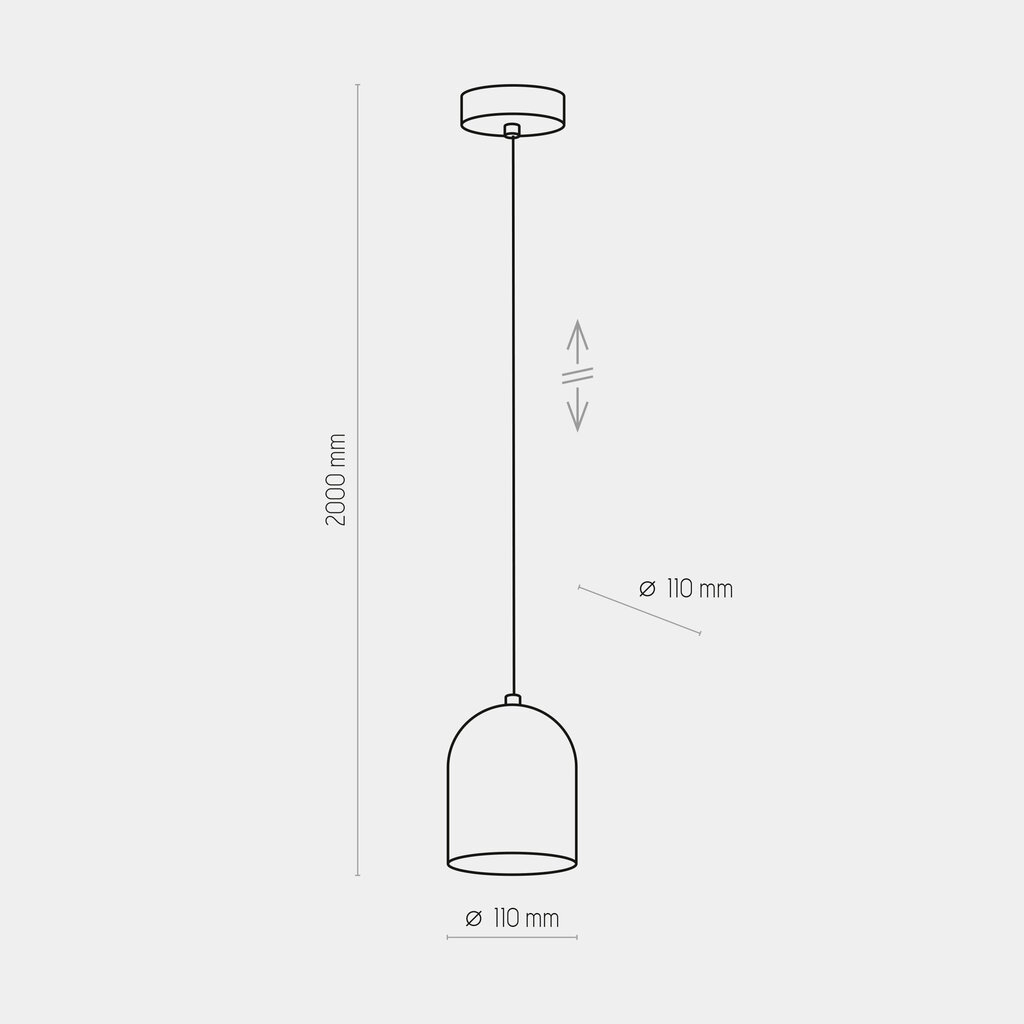 Piekaramā lampa TK Lighting Tempre 4449 cena un informācija | Lustras | 220.lv