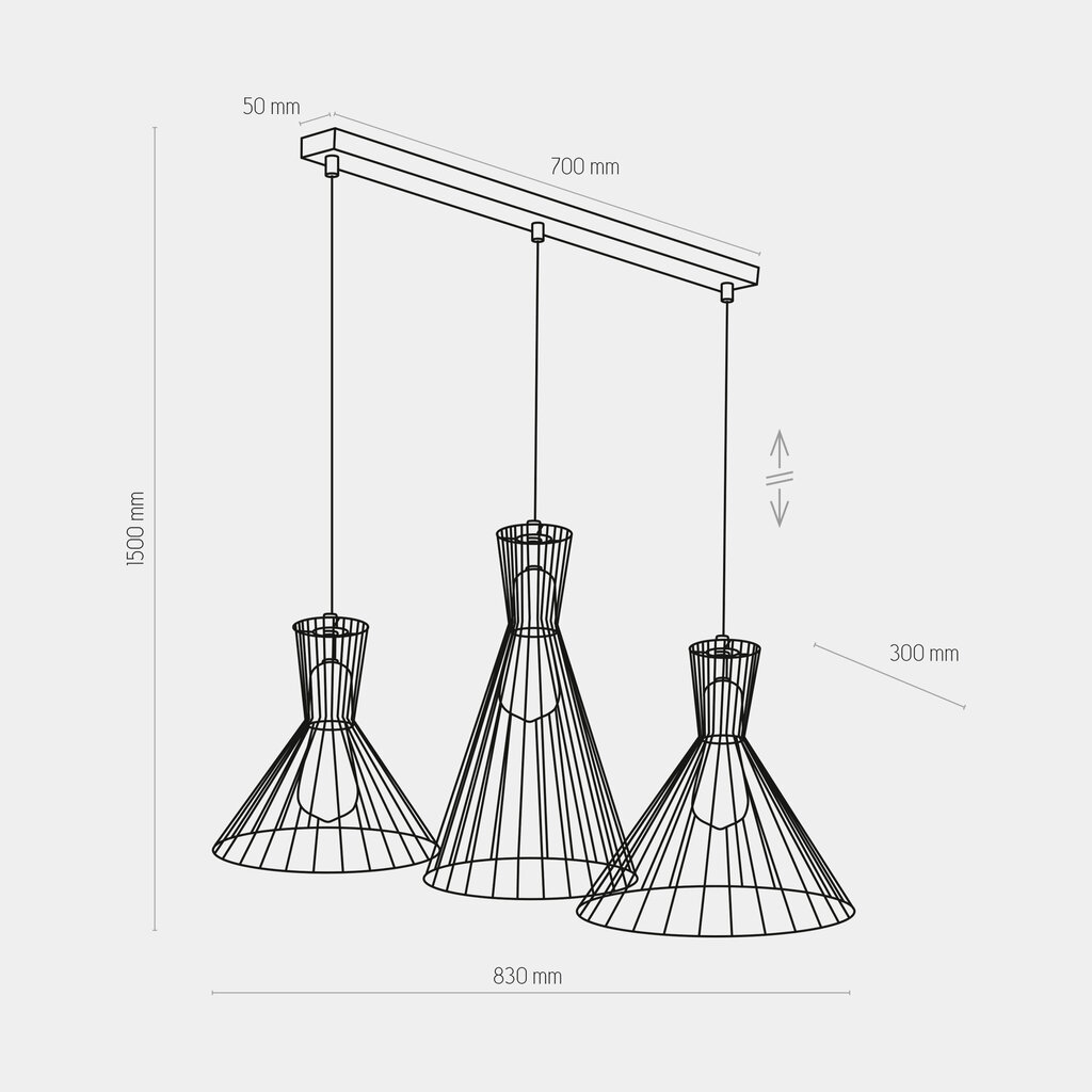 Piekaramā lampa TK Lighting Sahara 3352 цена и информация | Piekaramās lampas | 220.lv